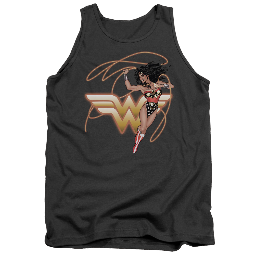 Justice League Glowing Lasso Men's Tank Men's Tank Wonder Woman