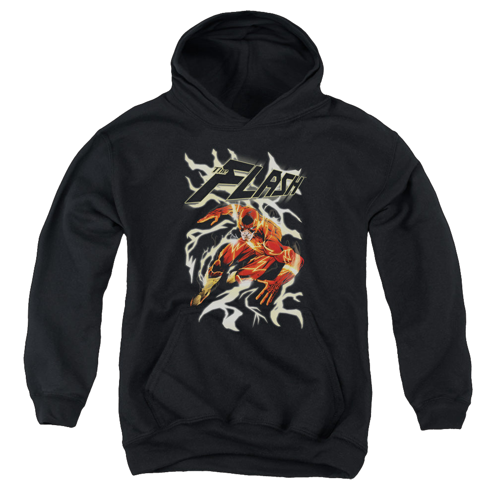 Flash, The Electric Run - Youth Hoodie Youth Hoodie (Ages 8-12) The Flash