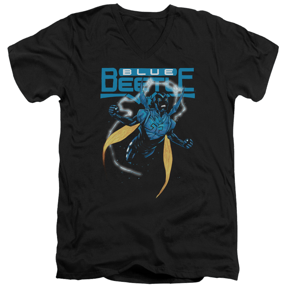 Justice League Blue Beetle Men's V-Neck T-Shirt Men's V-Neck T-Shirt DC Comics