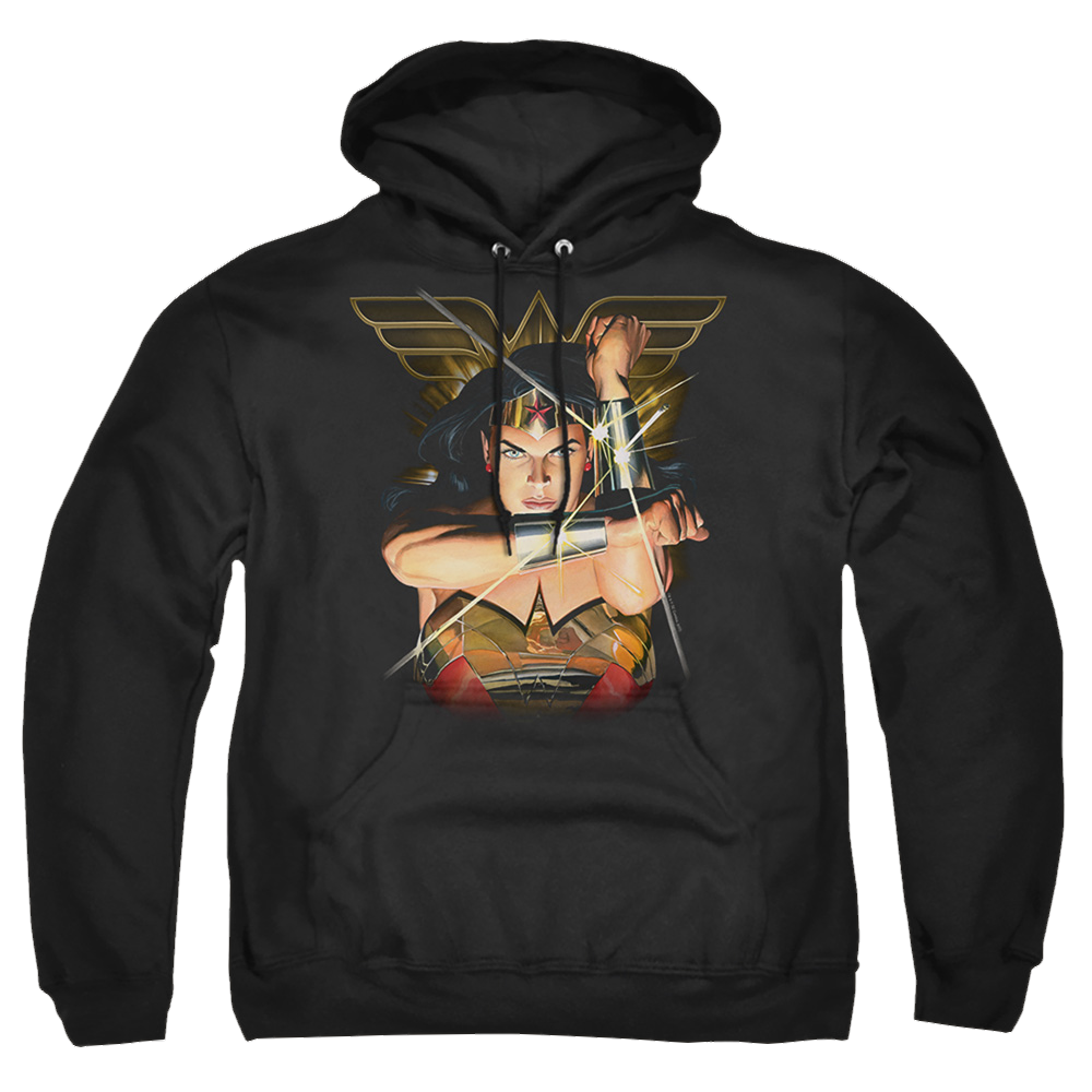 Justice League Deflection Pullover Hoodie Pullover Hoodie Wonder Woman