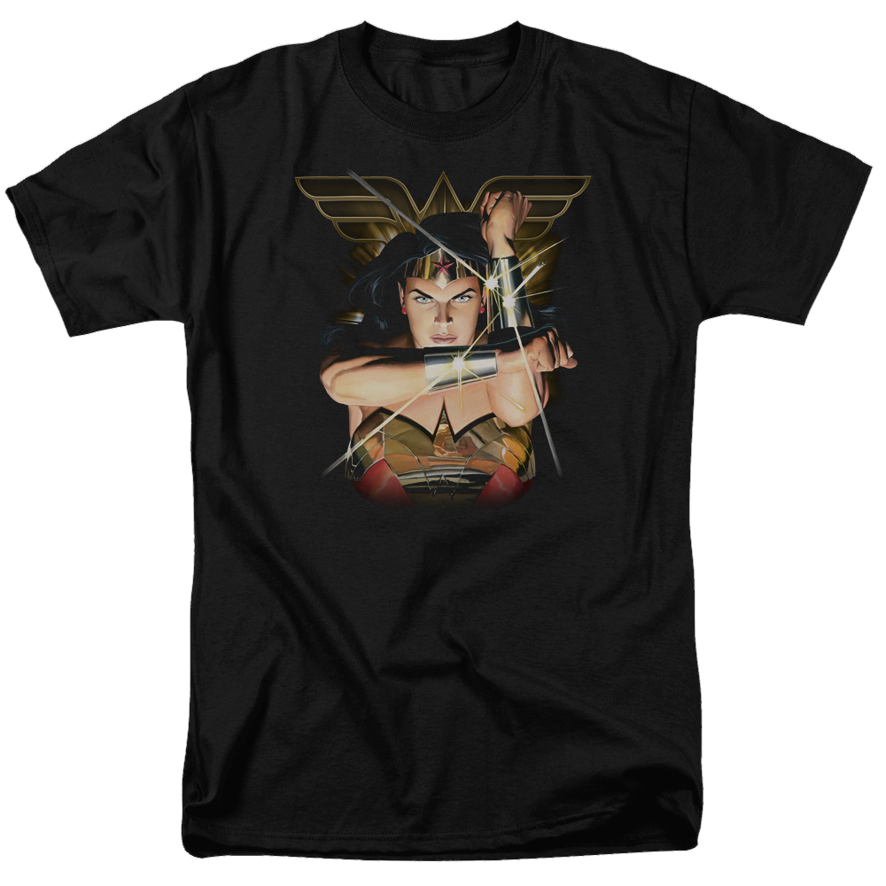 Justice League Deflection Men's Regular Fit T-Shirt Men's Regular Fit T-Shirt Wonder Woman