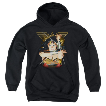 Wonder Woman Deflection - Youth Hoodie Youth Hoodie (Ages 8-12) Wonder Woman