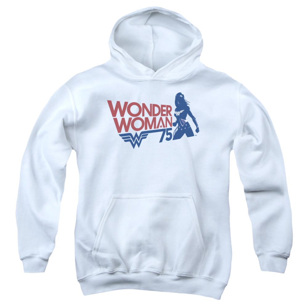 Wonder Woman Ww75 Silhouette - Youth Hoodie Youth Hoodie (Ages 8-12) Wonder Woman