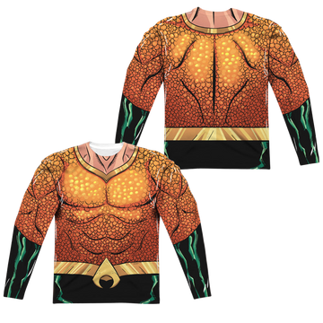 Aquaman Rebirth Uniform men's all-over print long sleeve