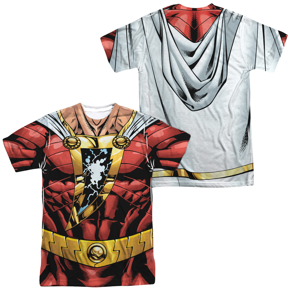 Justice League Shazam Uniform Men's All-Over Print T-Shirt Men's All-Over Print T-Shirt Shazam