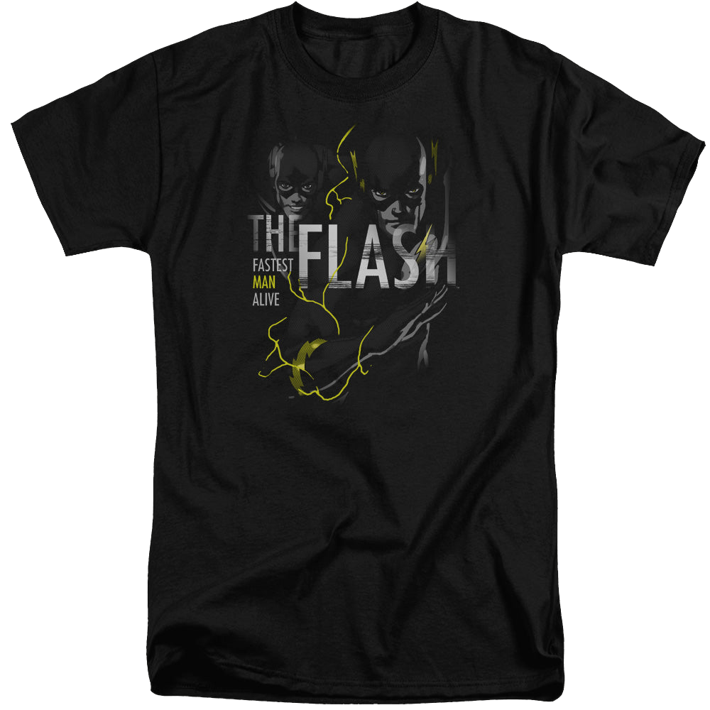 Flash, The Bold Flash - Men's Tall Fit T-Shirt Men's Tall Fit T-Shirt The Flash