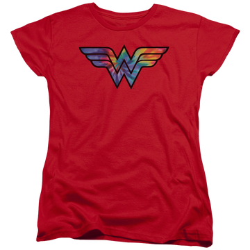 Wonder Woman Wonder Woman Tie Dye Logo - Women's T-Shirt Women's T-Shirt Wonder Woman