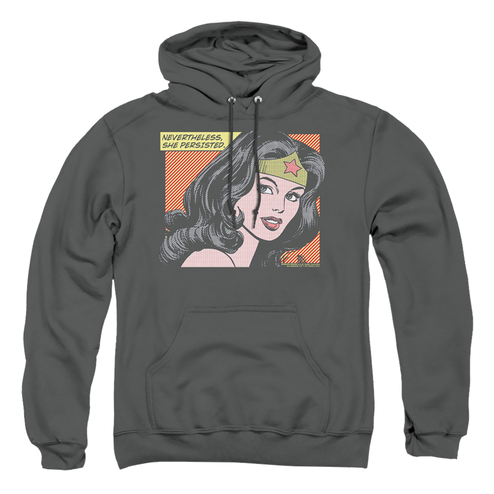 Wonder Woman She Persisted - Pullover Hoodie Pullover Hoodie Wonder Woman