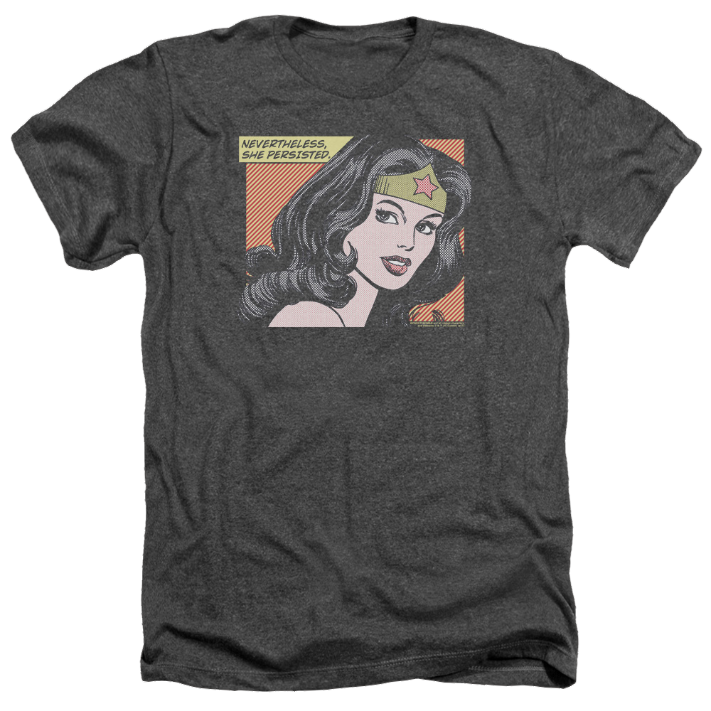 Wonder Woman She Persisted - Men's Heather T-Shirt Men's Heather T-Shirt Wonder Woman