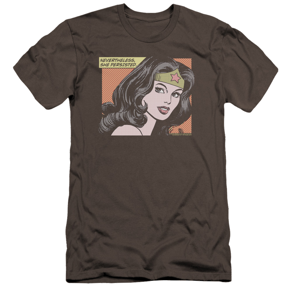 Wonder Woman She Persisted - Men's Premium Slim Fit T-Shirt Men's Premium Slim Fit T-Shirt Wonder Woman