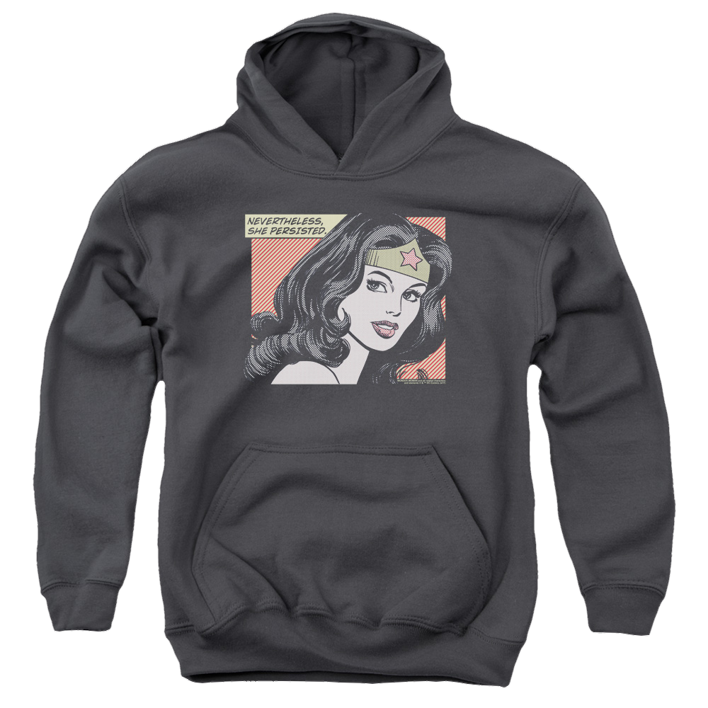 Wonder Woman She Persisted - Youth Hoodie Youth Hoodie (Ages 8-12) Wonder Woman