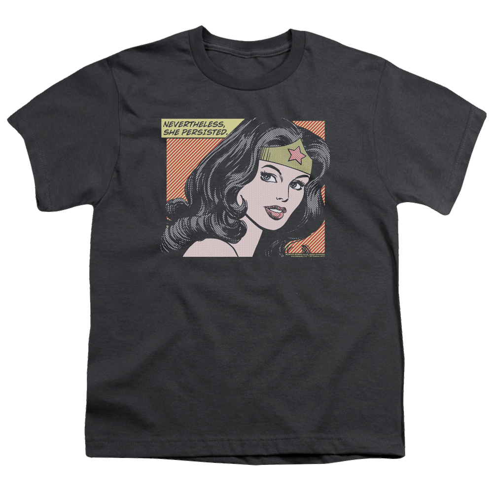 Wonder Woman She Persisted - Youth T-Shirt Youth T-Shirt (Ages 8-12) Wonder Woman