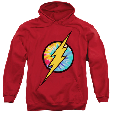 Flash, The Tie Dye Flash Logo - Pullover Hoodie Pullover Hoodie The Flash