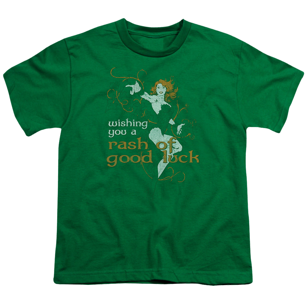 More DC Characters Rash Of Good Luck - Youth T-Shirt Youth T-Shirt (Ages 8-12) DC Comics