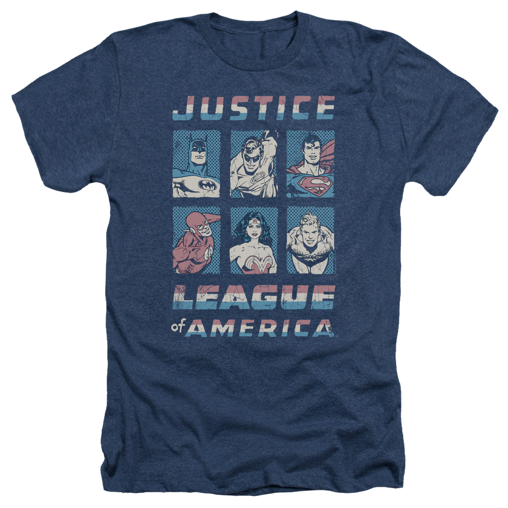 Justice League American League Men's Heather T-Shirt Men's Heather T-Shirt Justice League