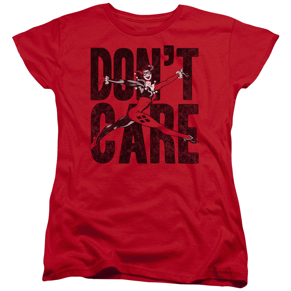 Harley Quinn Don’T Care - Women's T-Shirt Women's T-Shirt Harley Quinn