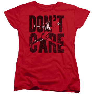Harley Quinn Don’T Care - Women's T-Shirt Women's T-Shirt Harley Quinn