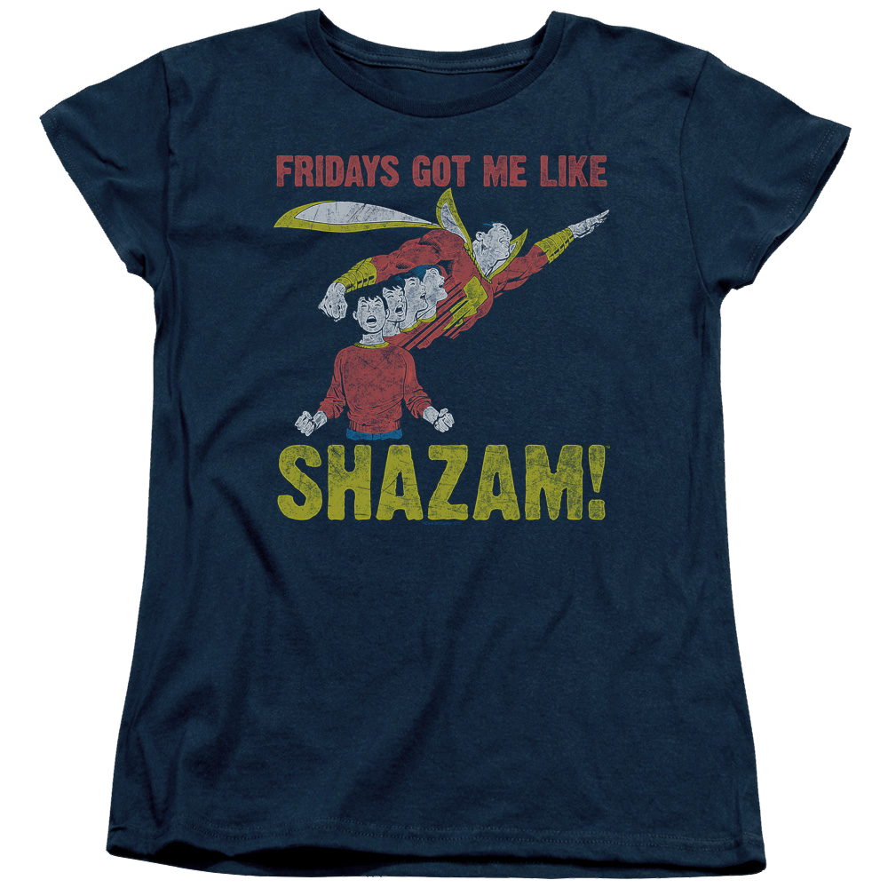 Justice League Fridays Got Me Like Women's T-Shirt Women's T-Shirt Shazam