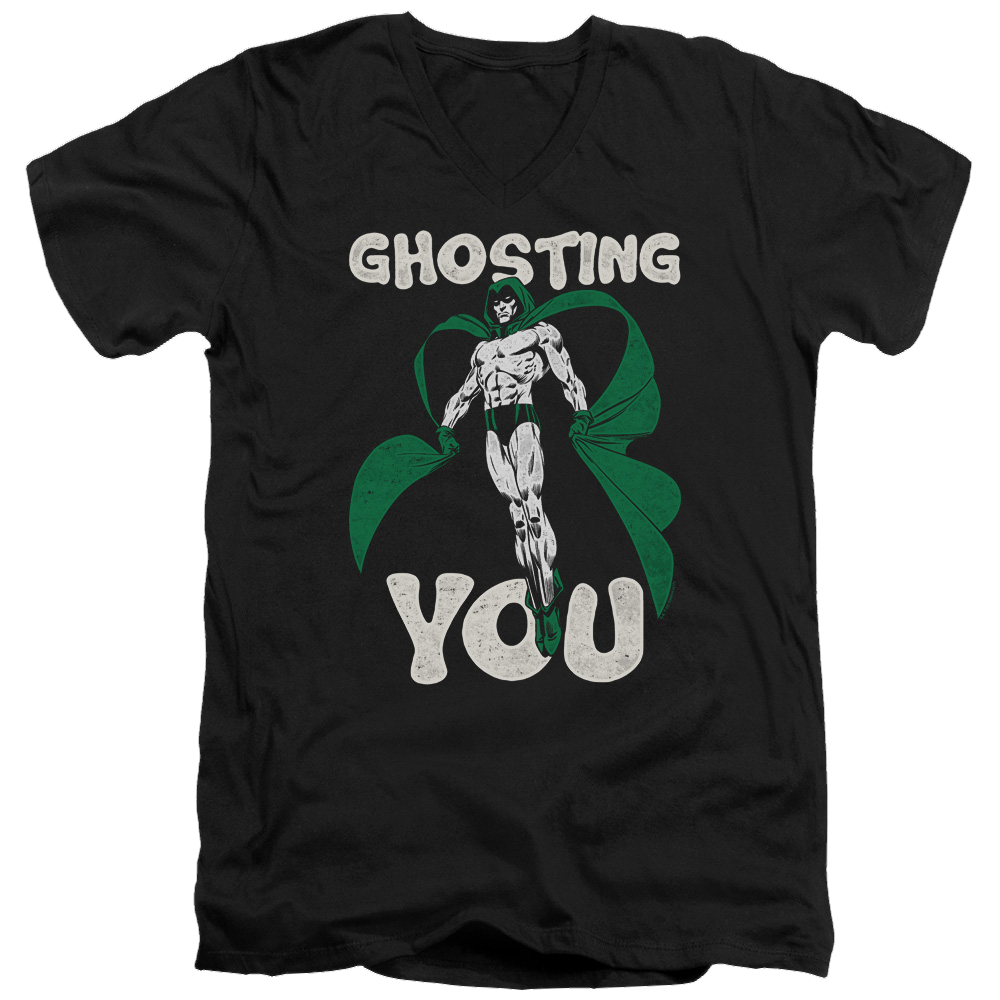 Justice League Ghosting Men's V-Neck T-Shirt Men's V-Neck T-Shirt DC Comics
