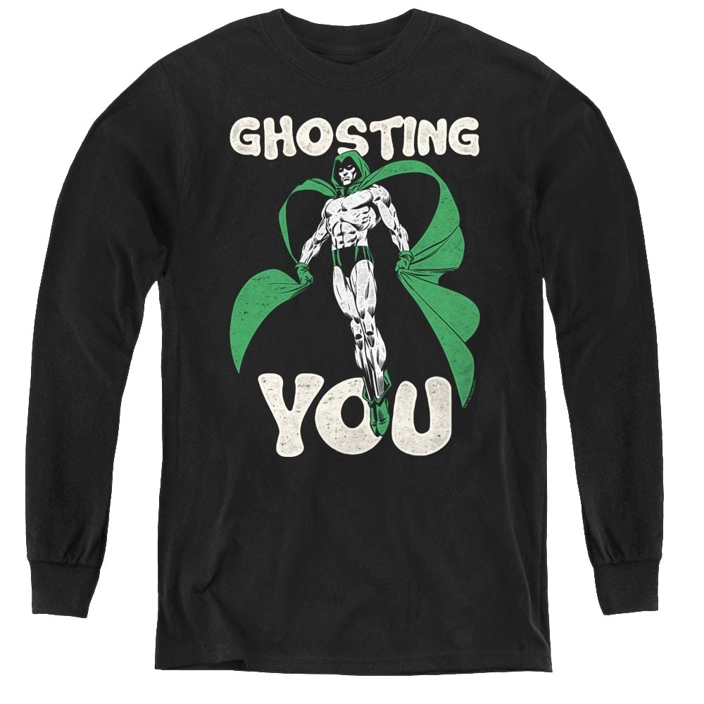 More Dc Characters Ghosting - Youth Long Sleeve T-Shirt Youth Long Sleeve T-Shirt DC Comics