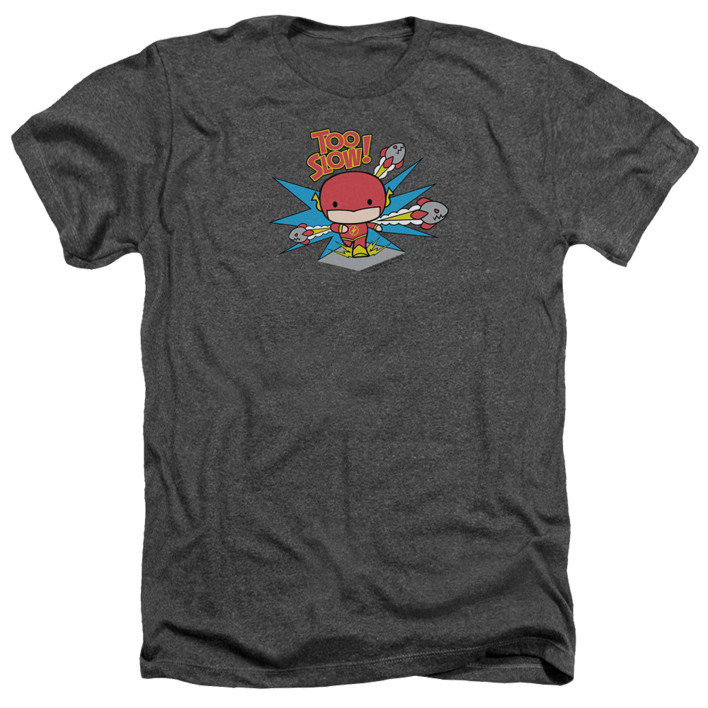 Flash, The Too Slow - Men's Heather T-Shirt Men's Heather T-Shirt The Flash
