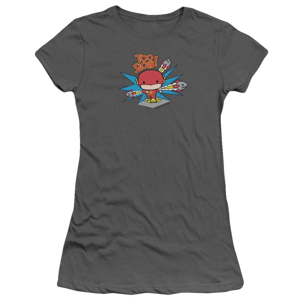 Flash, The Too Slow - Juniors T-Shirt Juniors T-Shirt The Flash