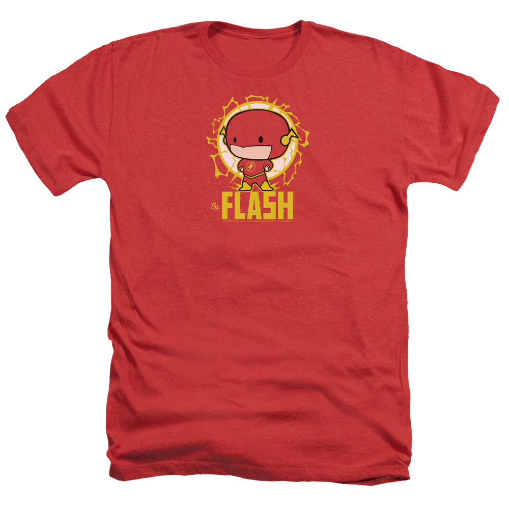 Flash, The Flash Chibi - Men's Heather T-Shirt Men's Heather T-Shirt The Flash