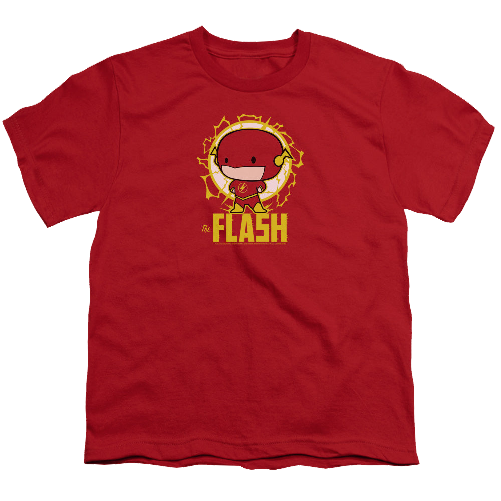 Flash, The Flash Chibi - Youth T-Shirt Youth T-Shirt (Ages 8-12) The Flash