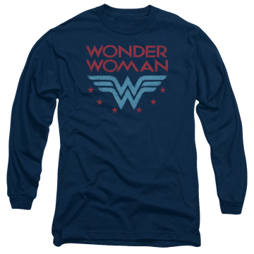 Wonder Woman Wonder Stars - Men's Long Sleeve T-Shirt Men's Long Sleeve T-Shirt Wonder Woman
