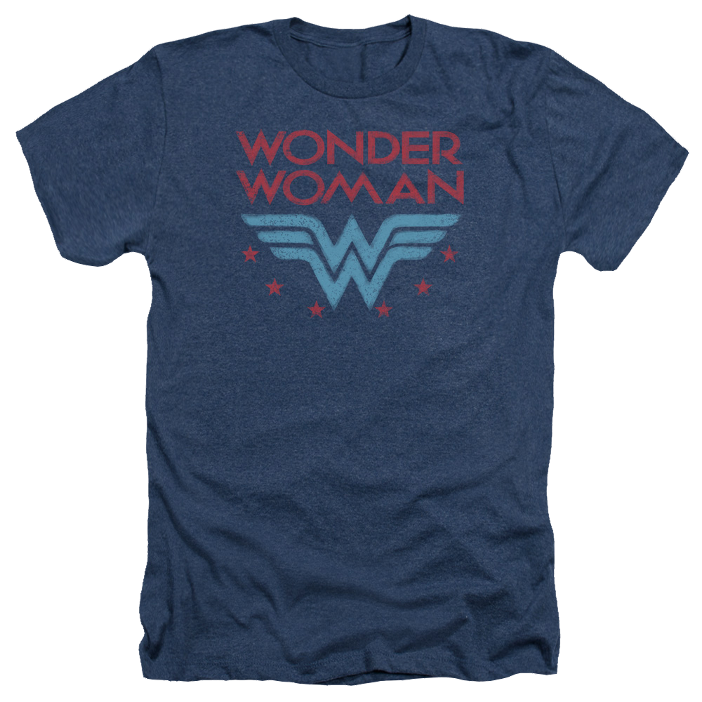Wonder Woman Wonder Stars - Men's Heather T-Shirt Men's Heather T-Shirt Wonder Woman