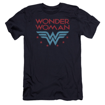 Wonder Woman Wonder Stars - Men's Premium Slim Fit T-Shirt Men's Premium Slim Fit T-Shirt Wonder Woman