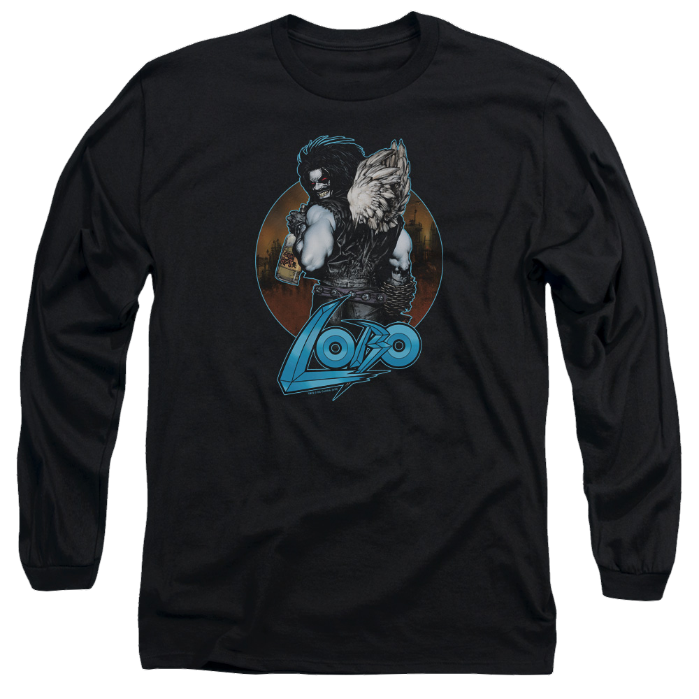 Justice League Gut Rot Men's Long Sleeve T-Shirt Men's Long Sleeve T-Shirt Lobo