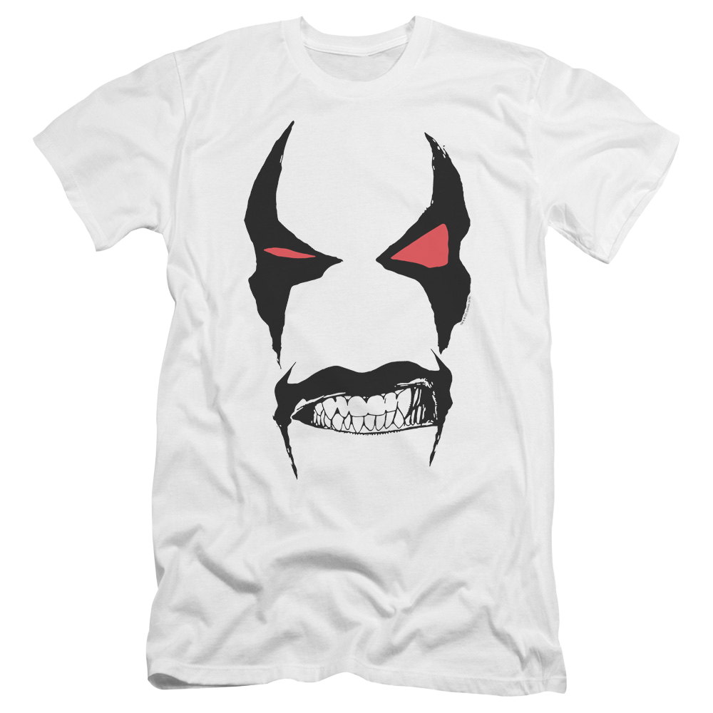 Justice League Lobo Face Men's Premium Slim Fit T-Shirt Men's Premium Slim Fit T-Shirt Lobo