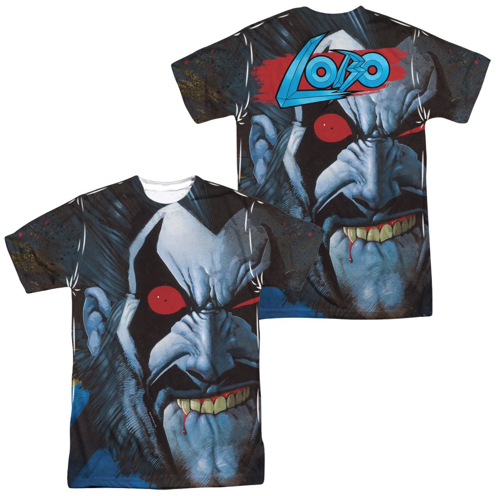 Justice League Bit Lip Men's All-Over Print T-Shirt Men's All-Over Print T-Shirt Lobo