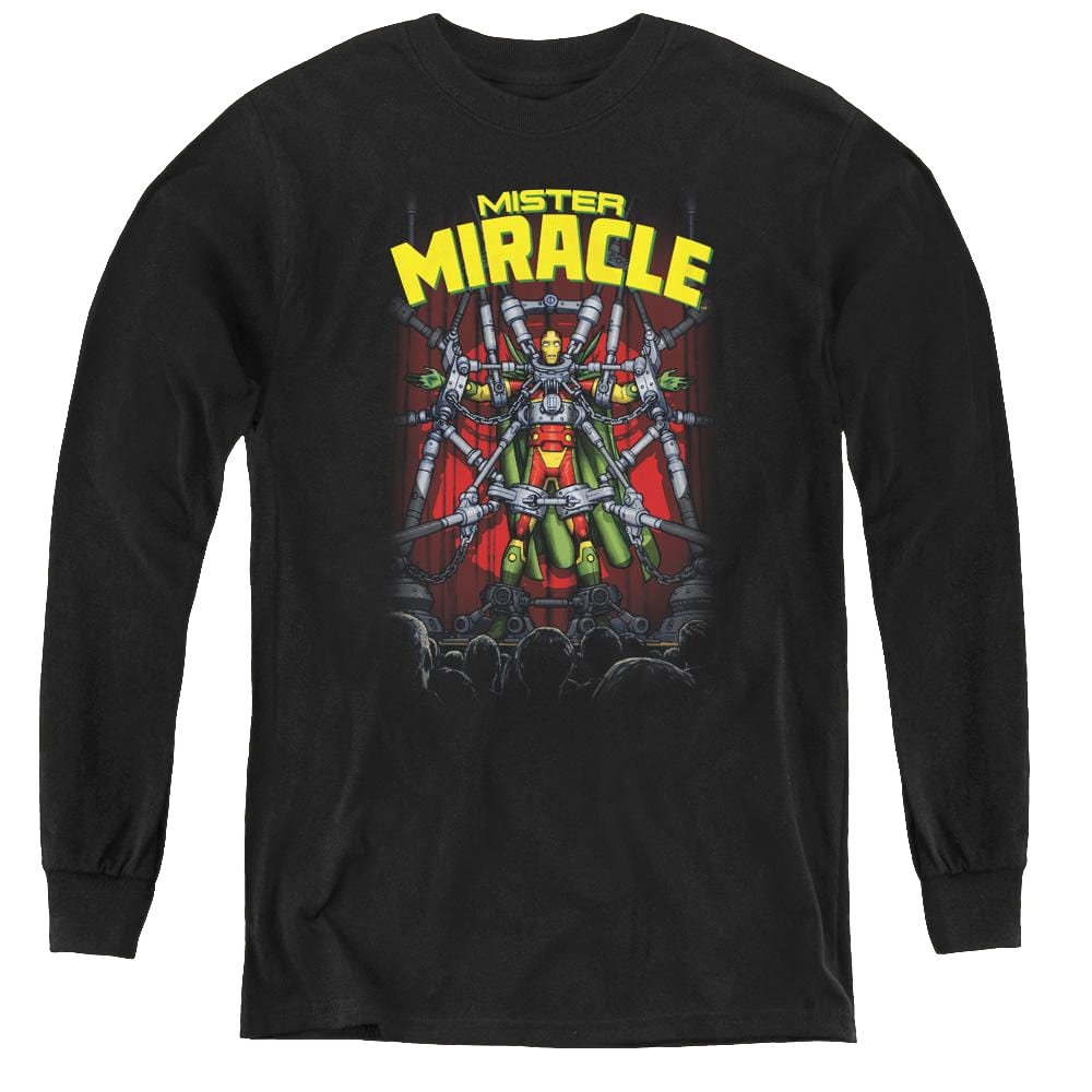 More Dc Characters Mister Miracle - Youth Long Sleeve T-Shirt Youth Long Sleeve T-Shirt DC Comics