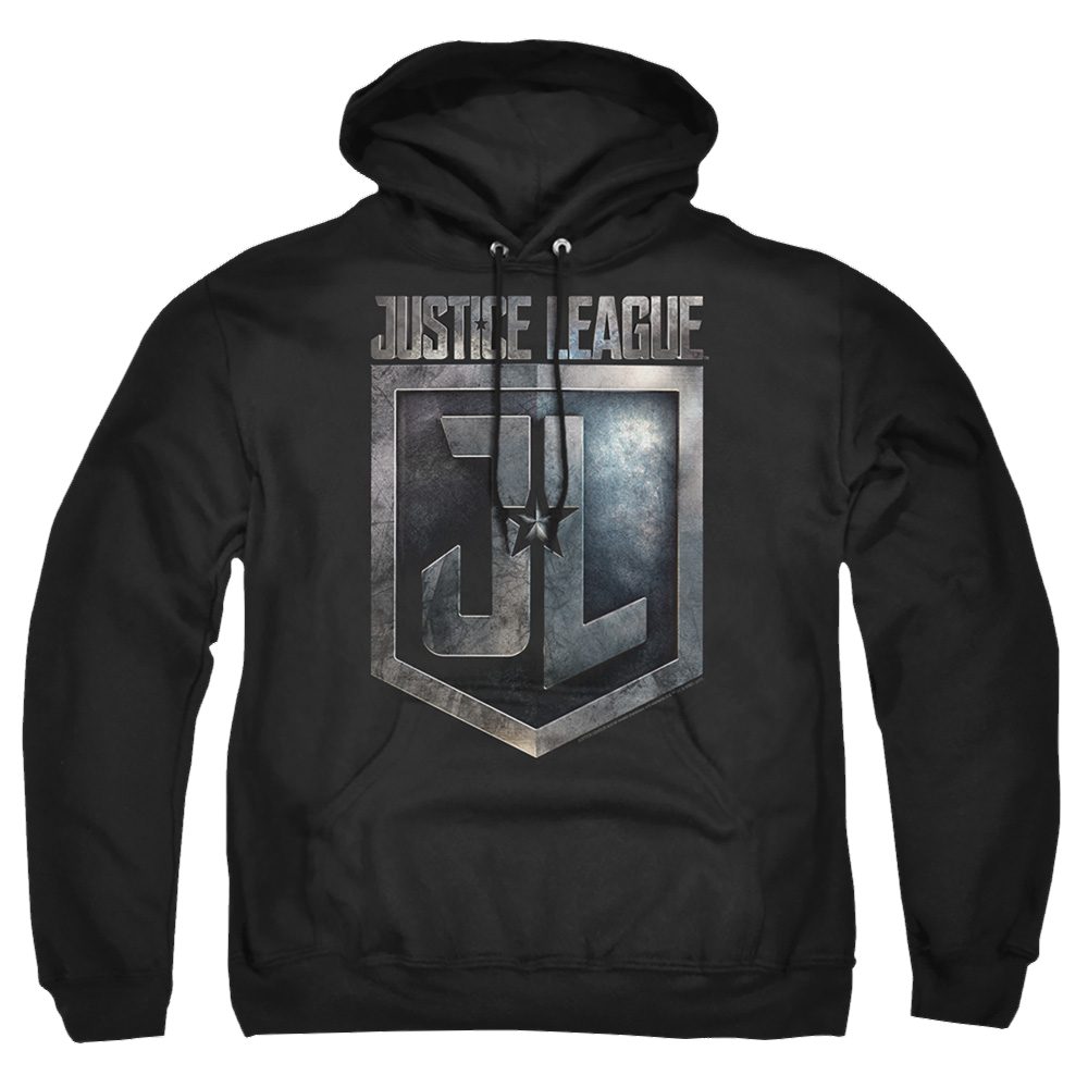 Justice League Shield Logo Pullover Hoodie Pullover Hoodie Justice League
