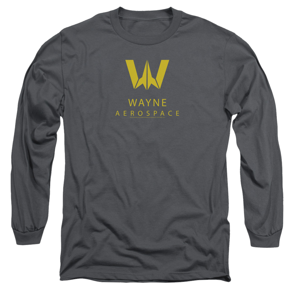 Justice League Wayne Aerospace Men's Long Sleeve T-Shirt Men's Long Sleeve T-Shirt Justice League