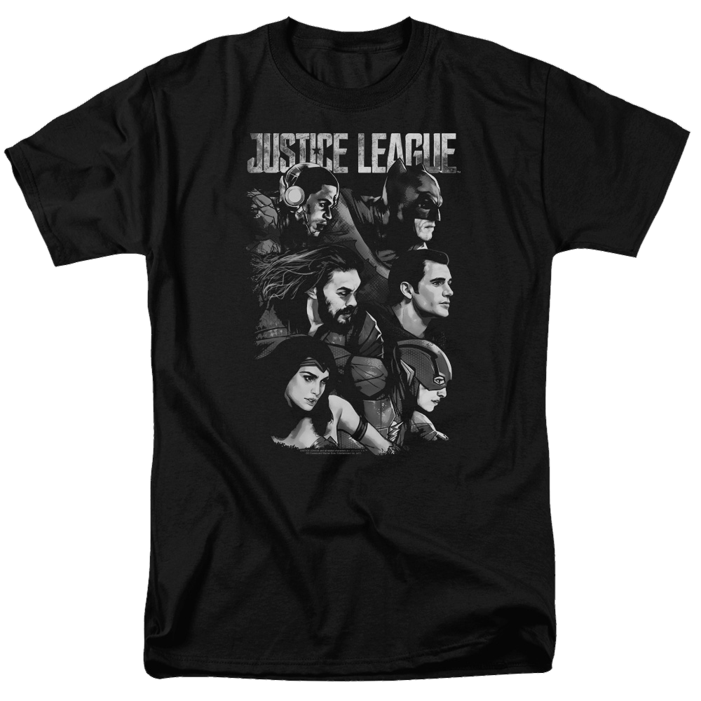 Justice League Pushing Forward Men's Regular Fit T-Shirt Men's Regular Fit T-Shirt Justice League