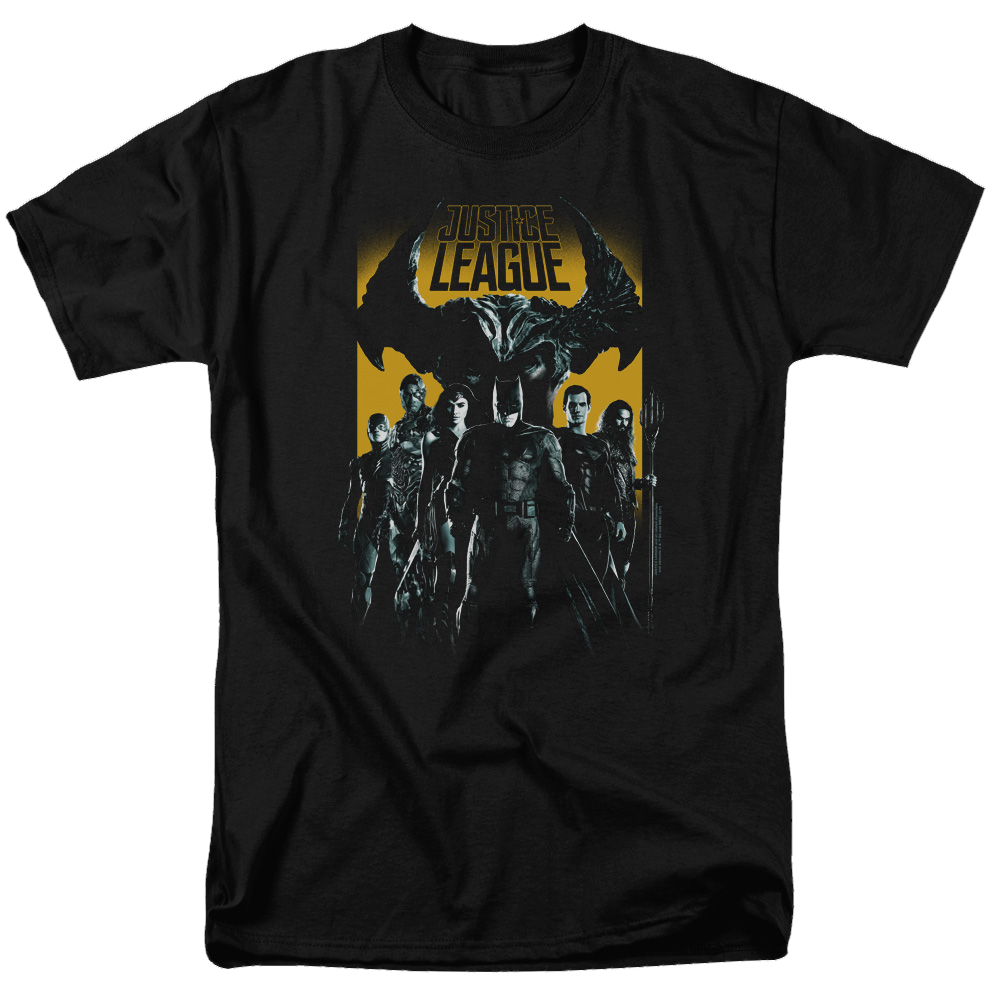 Justice League Stand Up To Evil Men's Regular Fit T-Shirt Men's Regular Fit T-Shirt Justice League