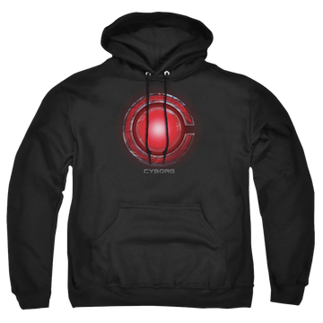 Justice League Cyborg Logo Pullover Hoodie Pullover Hoodie Justice League