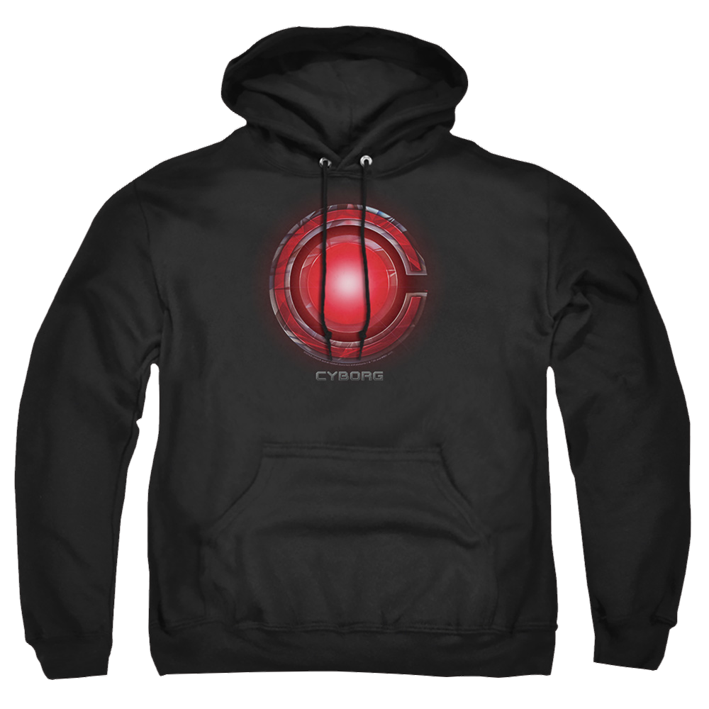 Justice League Cyborg Logo Pullover Hoodie Pullover Hoodie Justice League