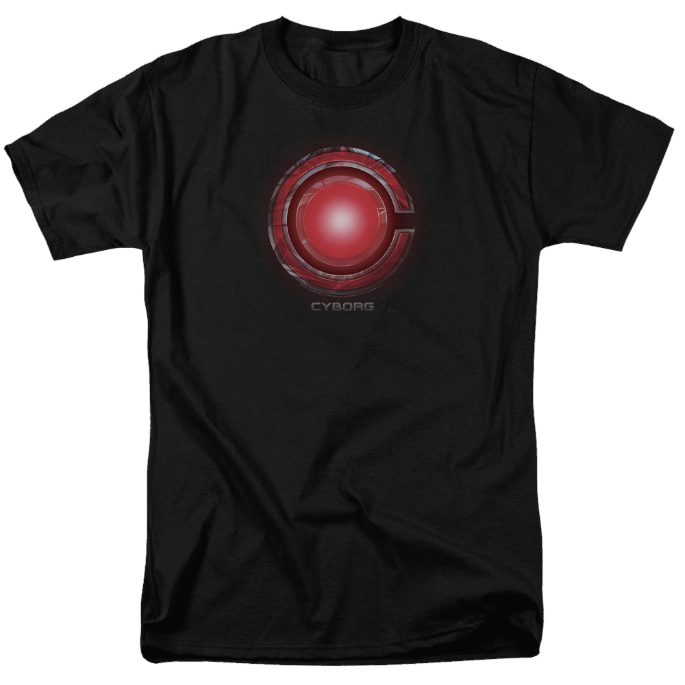 Justice League Cyborg Logo Men's Regular Fit T-Shirt Men's Regular Fit T-Shirt Justice League