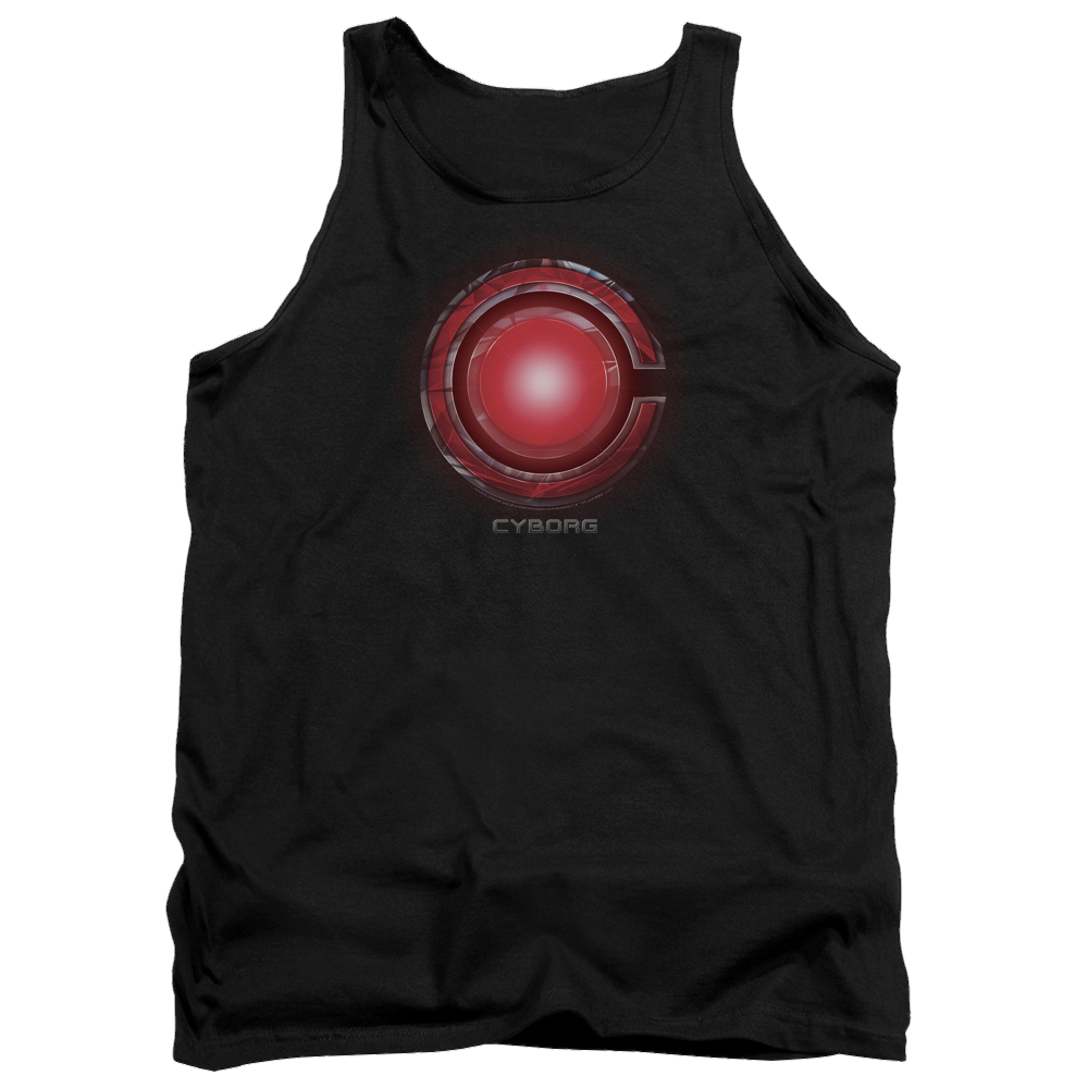 Justice League Cyborg Logo Men's Tank Men's Tank Justice League