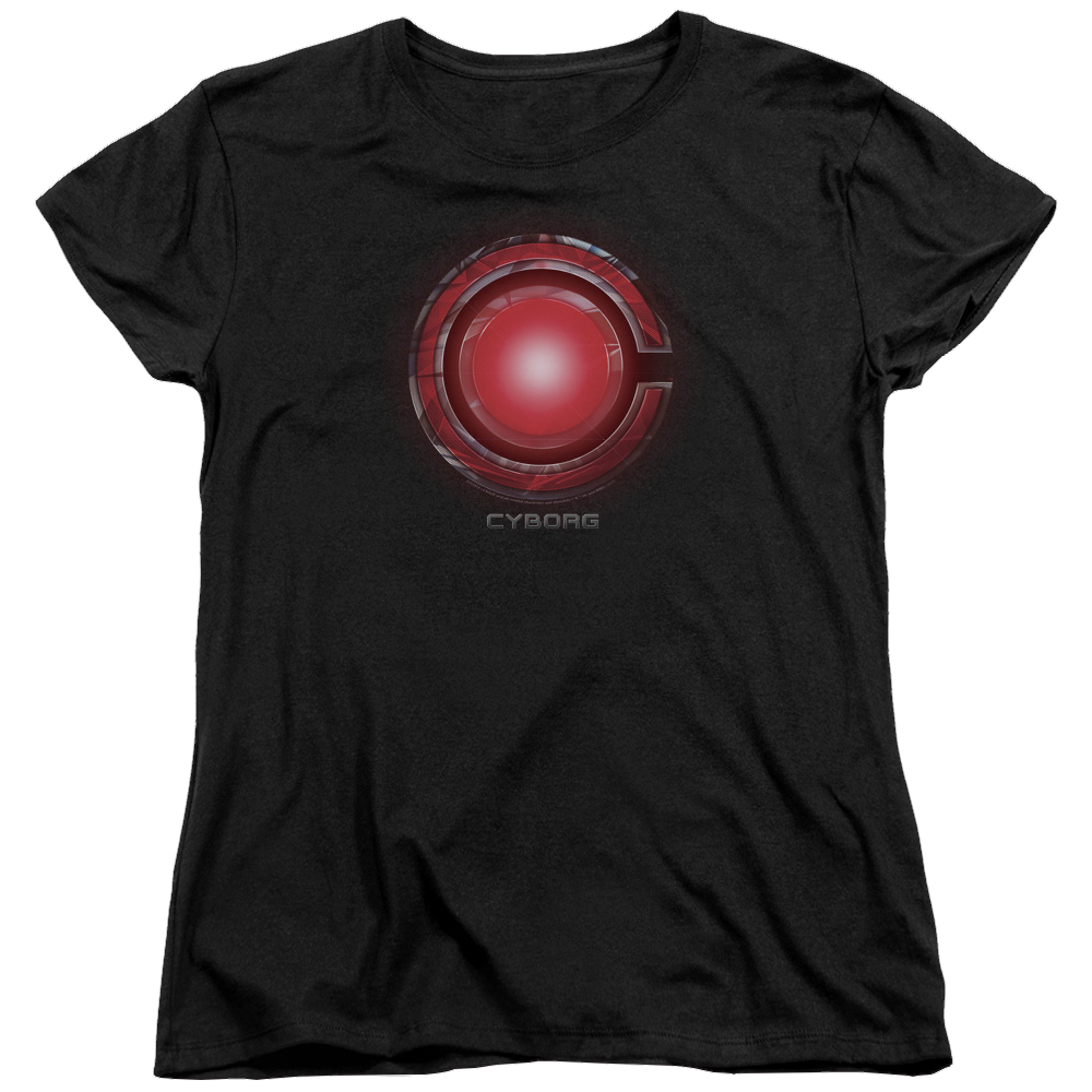 Justice League Cyborg Logo Women's T-Shirt Women's T-Shirt Justice League
