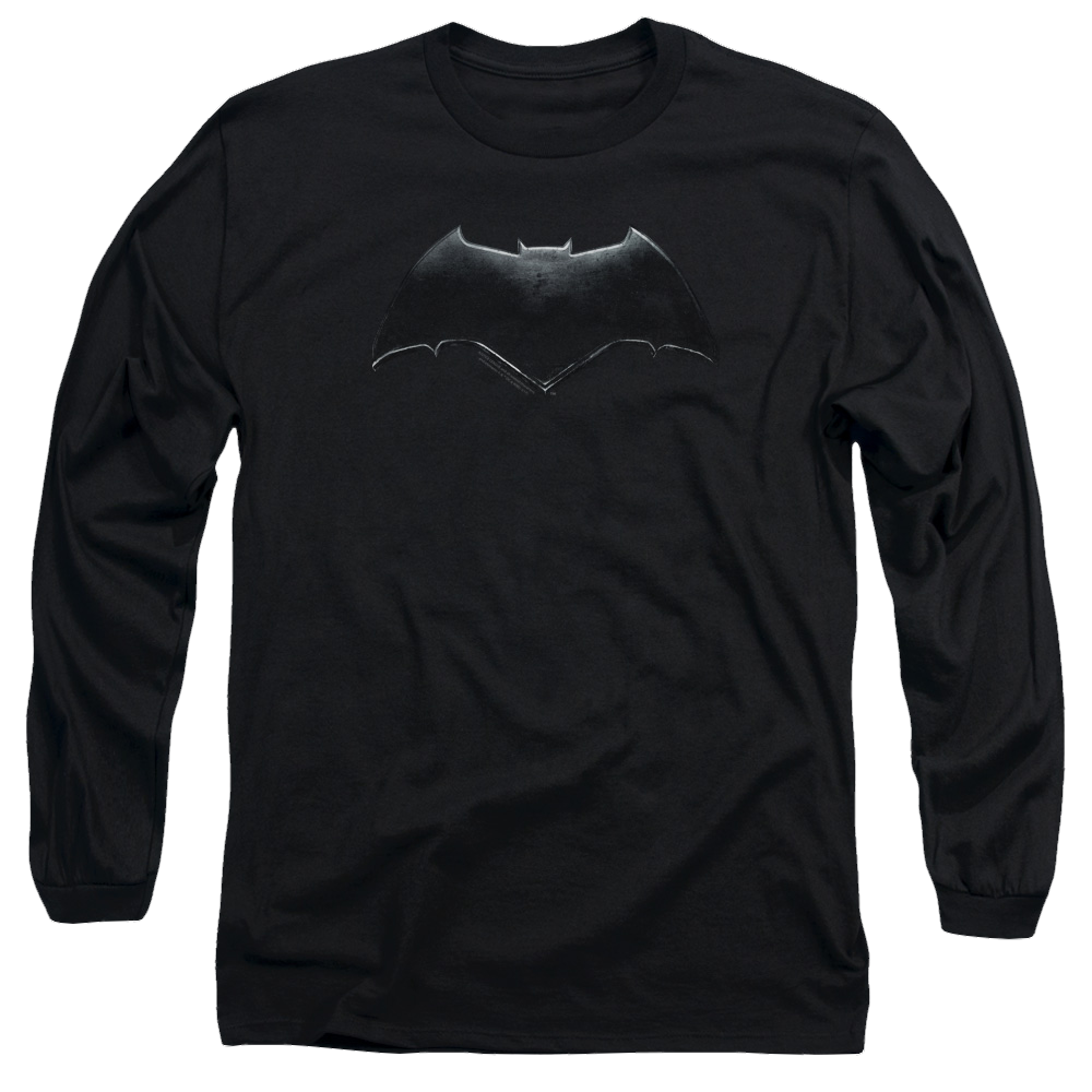 Justice League Batman Logo Men's Long Sleeve T-Shirt Men's Long Sleeve T-Shirt Justice League