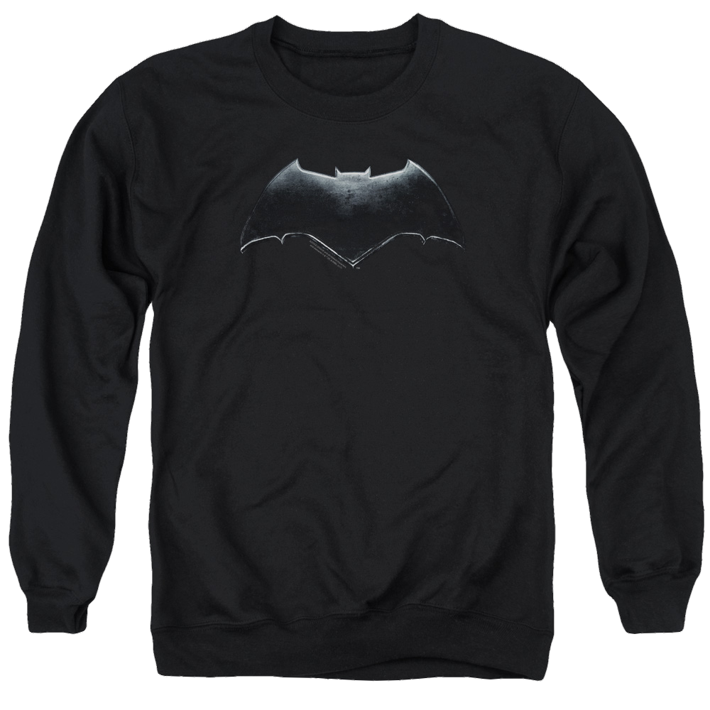 Justice League Batman Logo Men's Crewneck Sweatshirt Men's Crewneck Sweatshirt Justice League