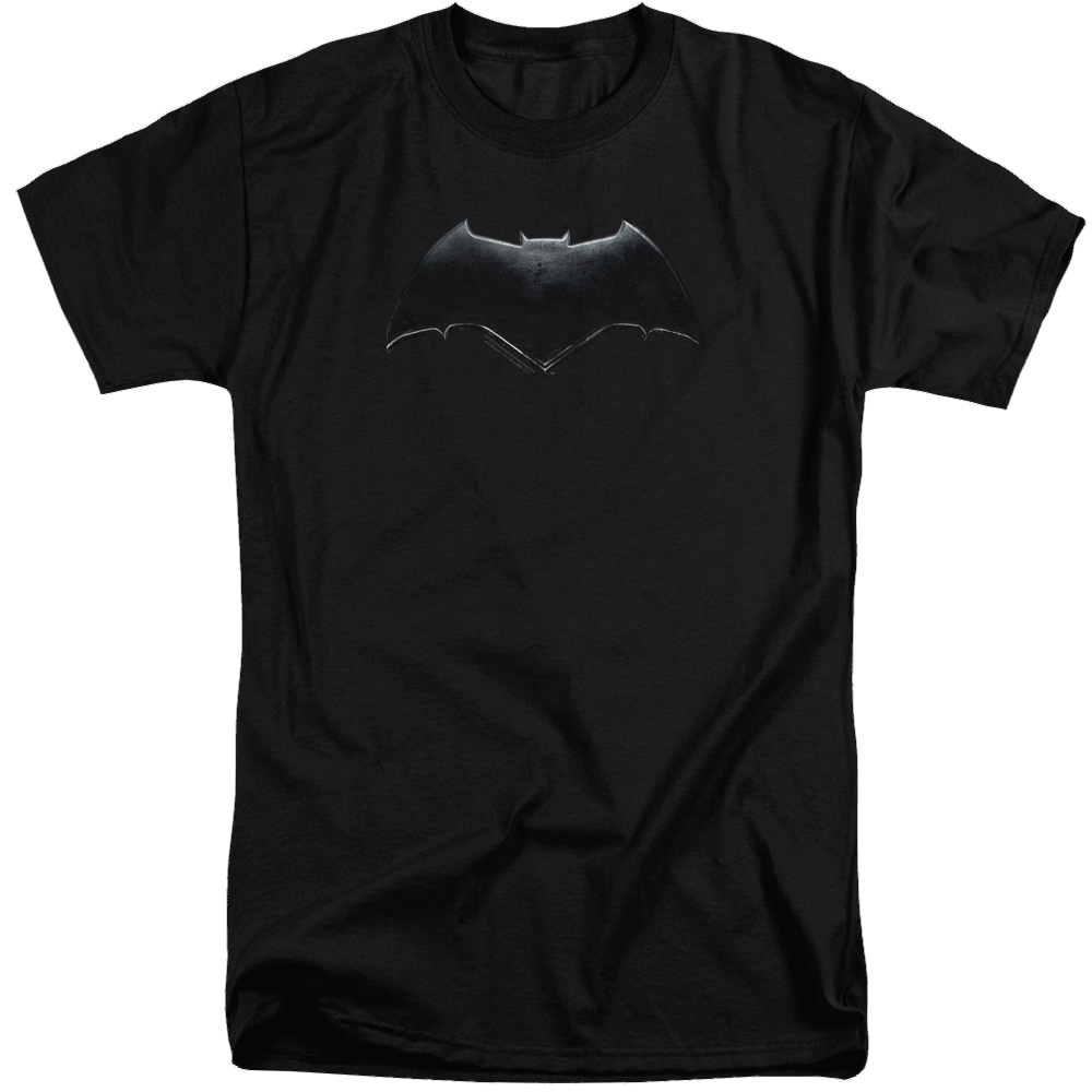 Justice League Movie Batman Logo - Men's Tall Fit T-Shirt Men's Tall Fit T-Shirt Justice League