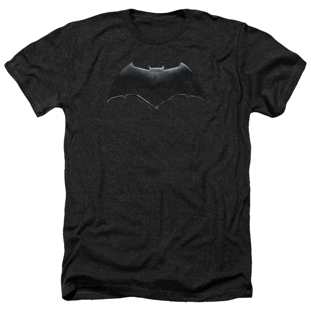 Justice League Batman Logo Men's Heather T-Shirt Men's Heather T-Shirt Justice League