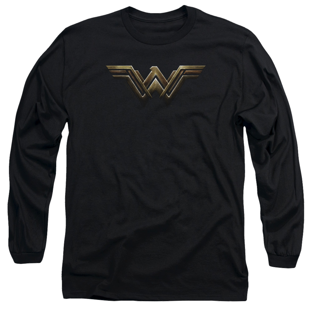 Justice League Wonder Woman Logo Men's Long Sleeve T-Shirt Men's Long Sleeve T-Shirt Justice League