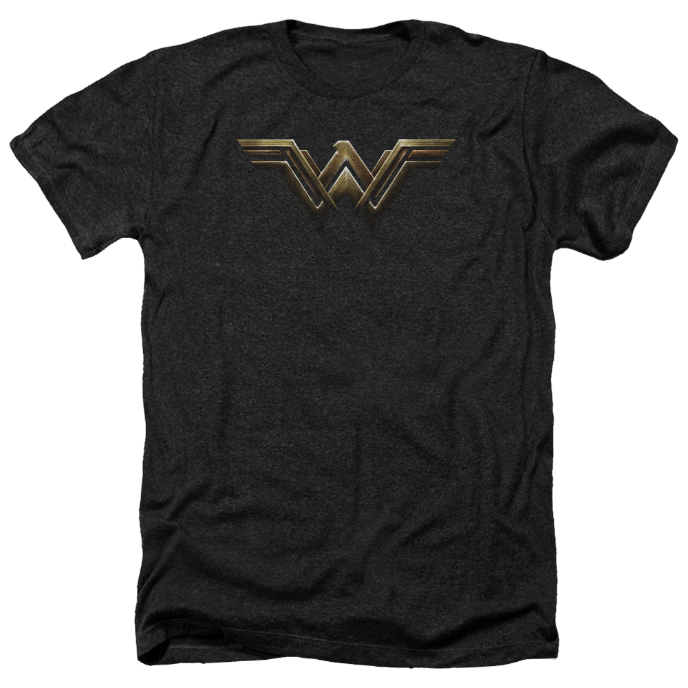 Justice League Wonder Woman Logo Men's Heather T-Shirt Men's Heather T-Shirt Justice League